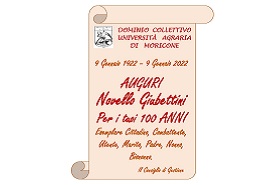 I primi 100 anni di Novello Giubettini